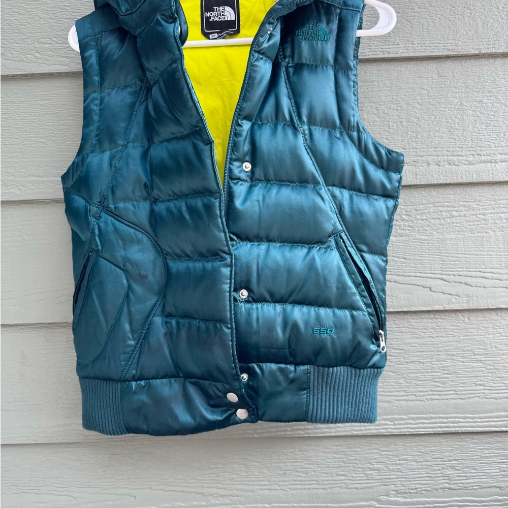 The North Face Teal Puffer Vest